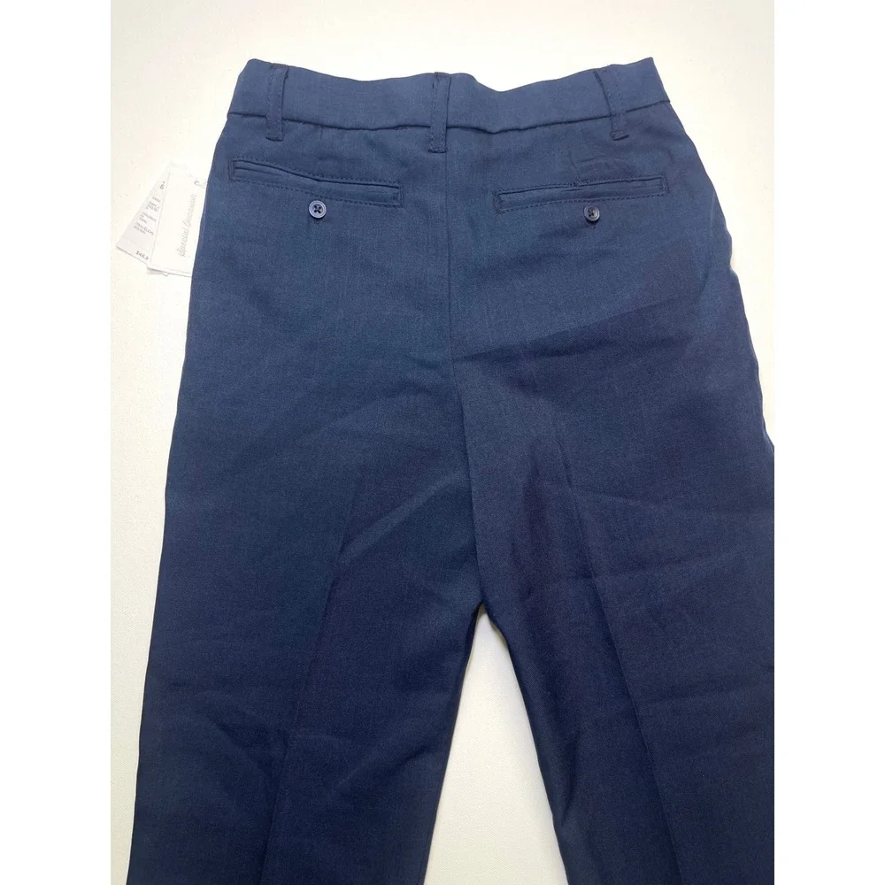 Gymboree Boys Size 8 Navy Blue Special Occasion Dress Pants NWT Trousers 0314